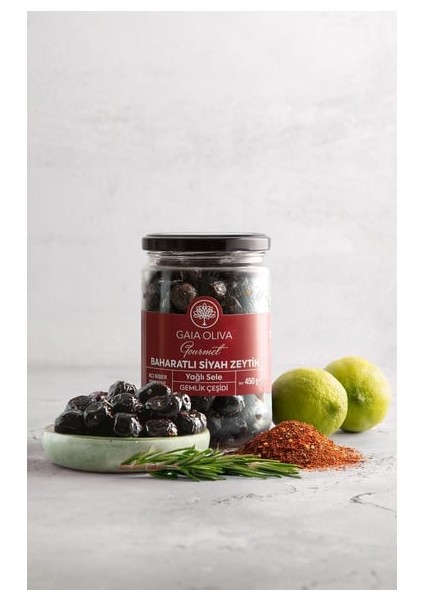 Acılı Doğal Siyah Zeytin, Yağlı Sele Gemlik Çeşidi, Net: 450 gr fiyatları