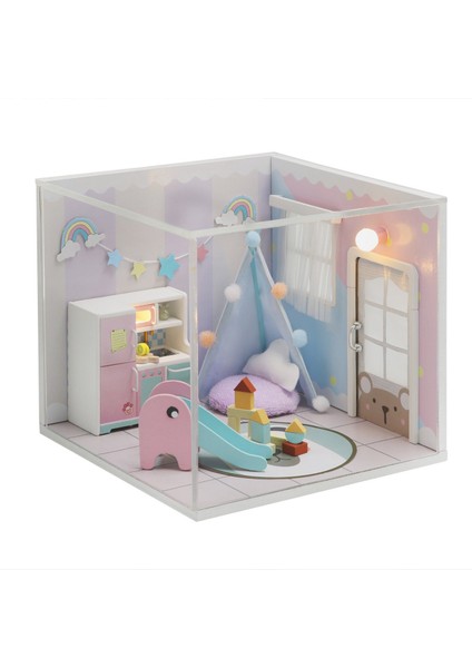 Yazlık El Yapımı Ev Patchwork Model Bebek Evi (Yurt Dışından)