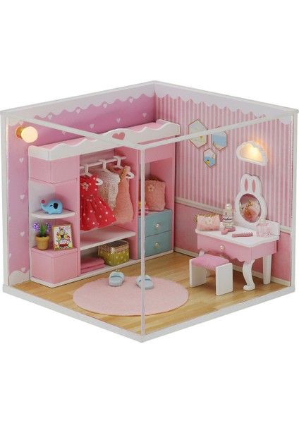 Yazlık El Yapımı Ev Patchwork Model Bebek Evi (Yurt Dışından)