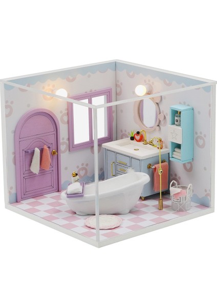 Yazlık El Yapımı Ev Patchwork Model Bebek Evi (Yurt Dışından)