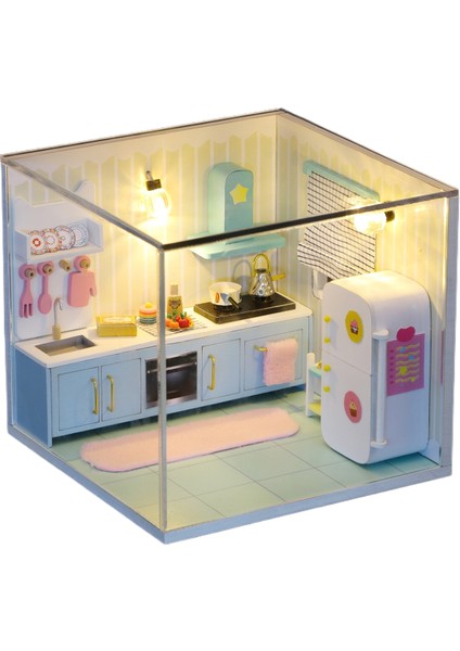 Yazlık El Yapımı Ev Patchwork Model Bebek Evi (Yurt Dışından)