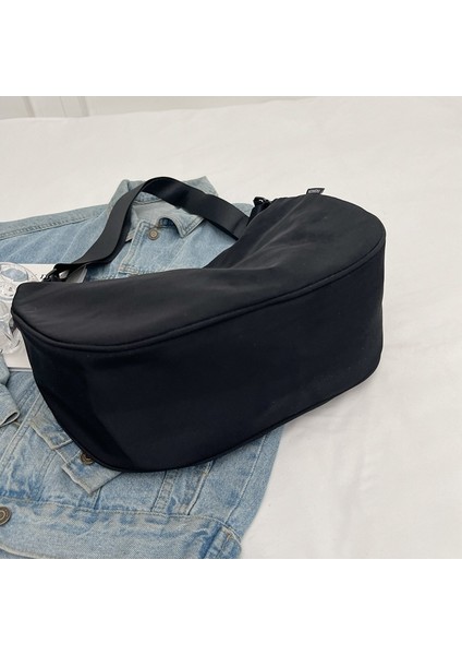 Spor ve Eğlence Oxford Kumaş Omuz Çantası Çok Yönlü Crossbody Seyahat Büyük Kapasiteli Ay Çantası (Yurt Dışından)
