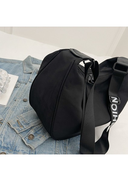 Spor ve Eğlence Oxford Kumaş Omuz Çantası Çok Yönlü Crossbody Seyahat Büyük Kapasiteli Ay Çantası (Yurt Dışından)