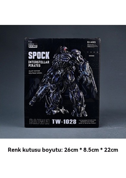 Şok Dalgası Optimus Gelgit Oyun Ayağı Parçası Alaşım Sürümü Çocuk Trafo Oyuncak Robot King Kong Model Şekil (Yurt Dışından)