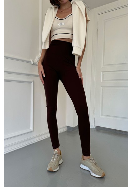 Çelik Tayt- Kahverengi