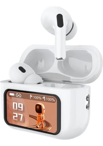 Anc+Enc Dokunmatik Ekranlı Bluetooth Kulaklık Ios Android Tüm Telefonlara Uyumlu Kulaklık Bt