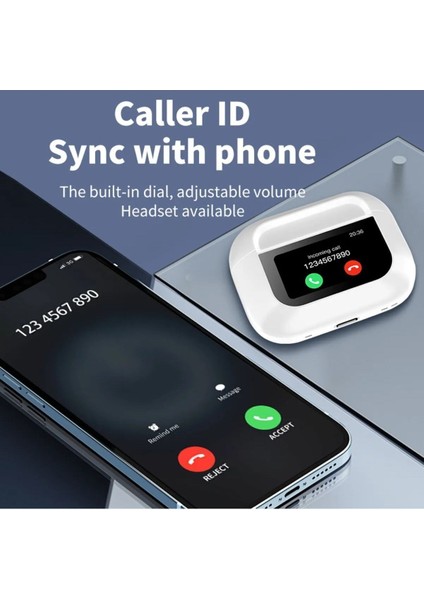 Anc+Enc Dokunmatik Ekranlı Bluetooth Kulaklık Ios Android Tüm Telefonlara Uyumlu Kulaklık Bt fiyatları