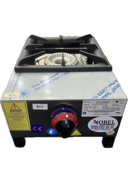 Tekli Lokanta Ocak /lpg Gri / Tek Ebat