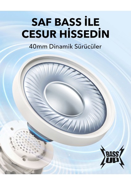 Soundcore H30I Kafaüstü KULAKLIK-A3012-BEYAZ modelleri