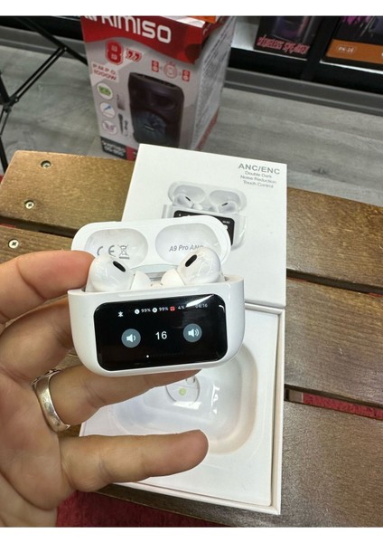 Airpods Pro2 Anc Dokunmatik Ekranlı Bluetooth Kulaklık Askı Asma