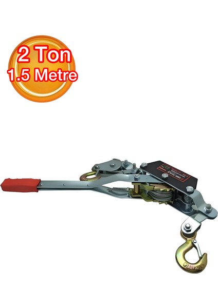 Halatlı Çektirme 2ton 1,5 Metre