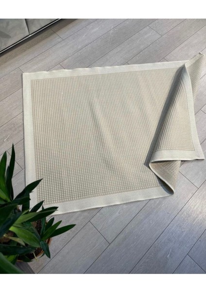 Sisal Bordürlü Jut Hasır Halı 9427