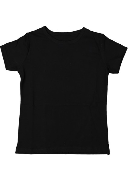 Unısex 5/8 Yaş Düz Kısa Kol Badi