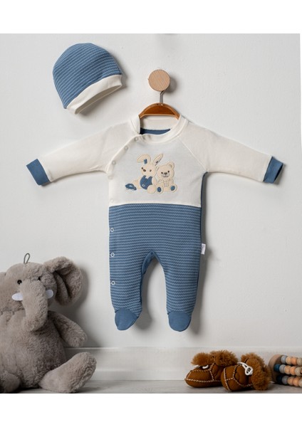 Tavşan Ayıcık Erkek Bebek Tulumu