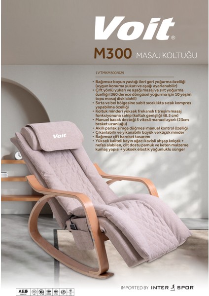 M300 Sallanan Masaj Sandalyesi modelleri