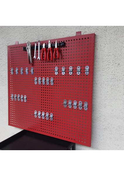 1 Metre Delikli Metal Takım Asma Panosu modelleri