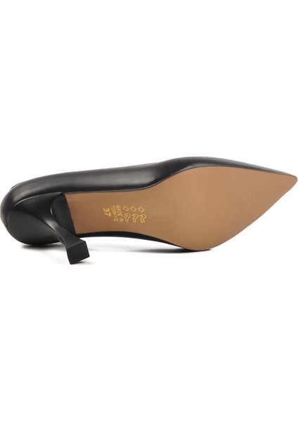 284083 Z Siyah Kadın Topuklu Ayakkabı Stiletto