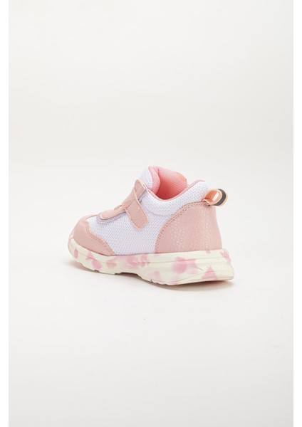 Şirinbebe Ortopedik Kız Bebek Ilk Adım Spor Ayakkabı Pembe Cırtlı Anorak Malzeme