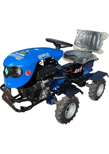 Y600SX 188FE 12 Hp Dizel Marşlı 4x4 Mini Traktör