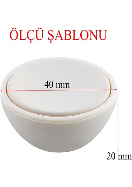 Polimer Düğme Kulp Içbükey Mat Aytaşı Dolap Mobilya Mutfak Dolabı Çekmece Kulpu Kulbu 5 Adet modelleri