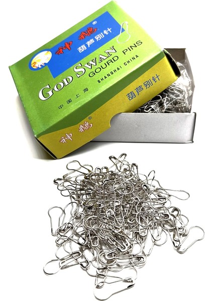 God Swan Armut Çengelli Iğne Nikel Renk