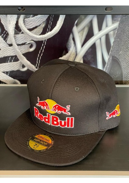 Red Bull Nakışlı Hip Hop Snapback Rapper Basket Cap Şapka