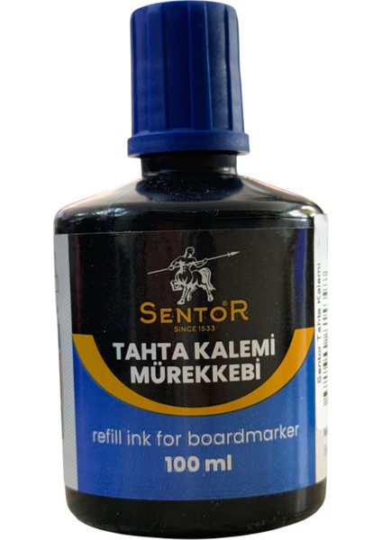 Sentor Tahta Kalemi Mürekkebi 100 ml - Mavi
