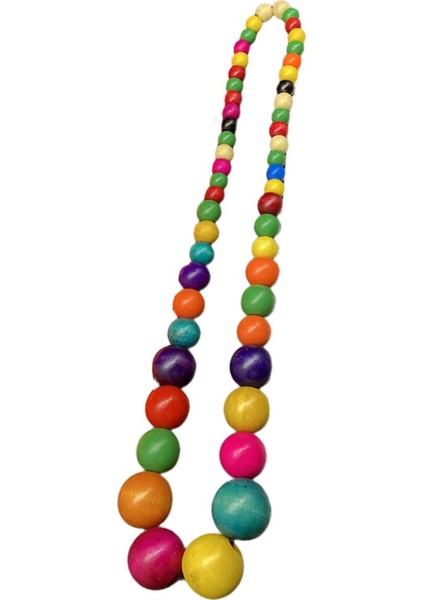 Yıldönümü Için Ahşap Boncuklar ile El Yapımı Kolye Doğum Günü Yıl (Yurt Dışından) modelleri