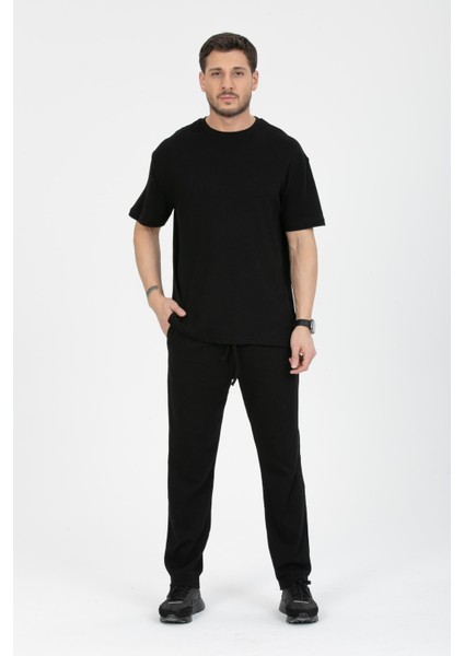 Erkek Pamuklu Takım - Rahat Jogger ve T-Shirt, Günlük Şıklık Için Ideal