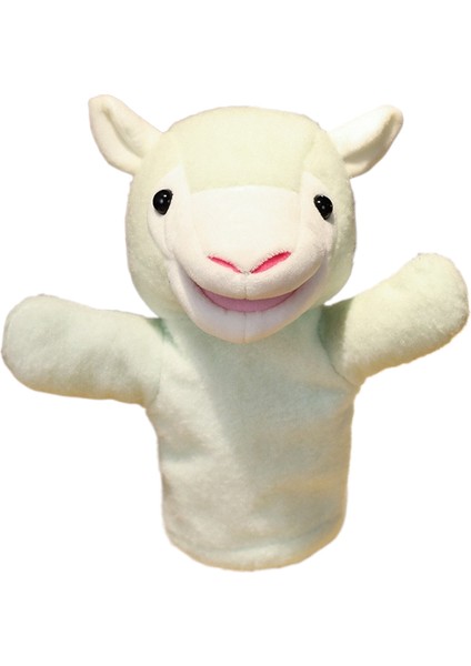 Sevimli Peluş Bebek El Kuklası Ebeveyn-Çocuk Oyunu Dinozor Tyrannosaurus Rex Hayvan Eln Bebek Bez Bebek El Kuklası (Yurt Dışından)