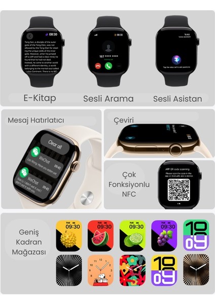S10 Ultra Akıllı Saat Silver modelleri