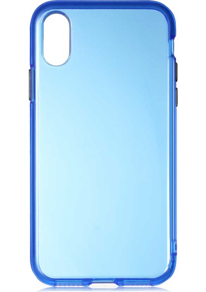 Apple iPhone Xs 5.8 Uyumlu Zore Bistro KAPAK-MAVI-8682314037846-TA41363-NOİR