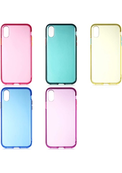 Apple iPhone Xs 5.8 Uyumlu Zore Bistro KAPAK-MAVI-8682314037846-TA41363-NOİR