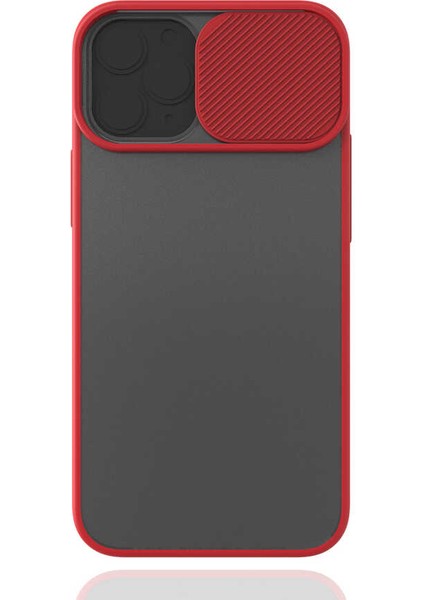 Apple iPhone 12 Mini Kılıf Zore Lensi KAPAK-KIRMIZI-8682314054942-NOİR46212