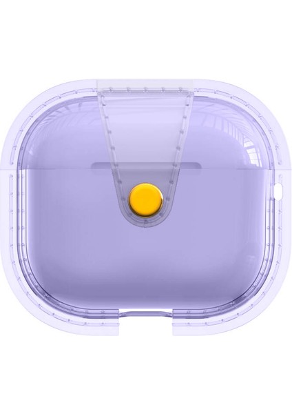 Airpods 3. Nesil Uyumlu Zore Airbag 33 Darbelere Karşı Dayanıklı Magnetik KILIF-MOR-8680436775165-NO