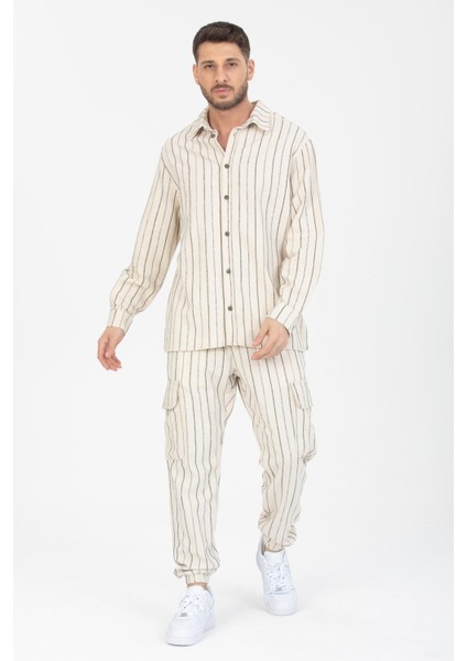 Erkek %100 Pamuklu Gömlek - Düğmeli Yaka, Şık ve Rahat Tasarım fiyatları