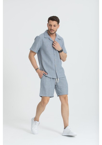 Erkek %100 Pamuklu Kısa Kollu Gömlek - Şık Düğmeli Yaka, Günlük Kullanım Için Ideal indirimleri