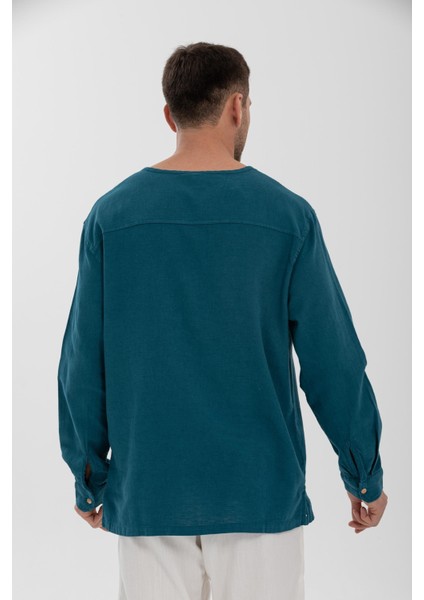 %100 Pamuk, Hakim Yaka Erkek Uzun Kollu Gömlek indirimleri