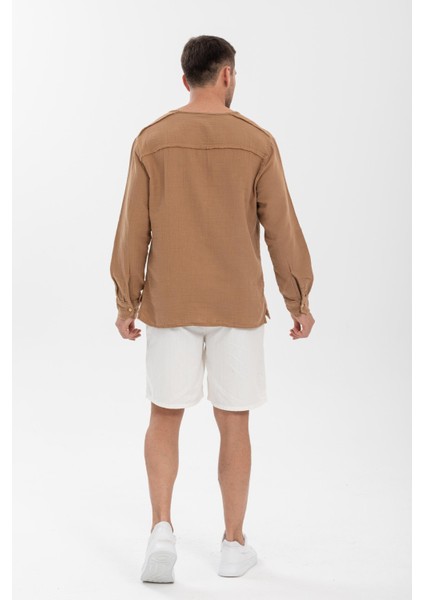 Erkek %100 Pamuklu Gömlek - Konforlu ve Şık Tasarım, Her Mevsim Kullanıma Uygun fırsatları