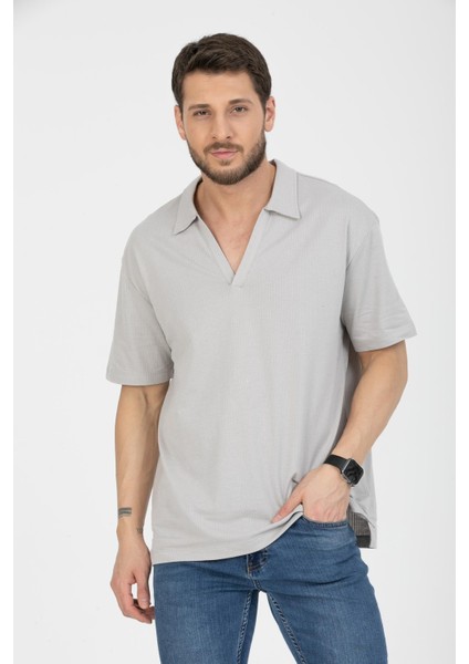 Erkek %100 Pamuk V Yaka T-Shirt - Siyah, Şık ve Rahat Tasarım, Yaz Modası fiyatları