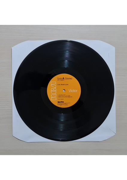 - Lou Reed Live - 1975 - Dönem Baskı Plak - Longplay - Lp modelleri