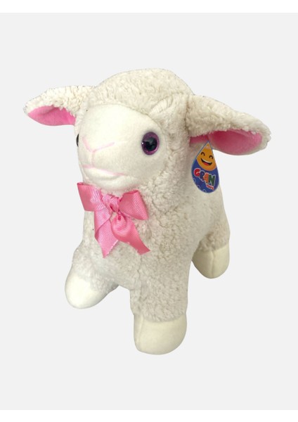 Oyun ve Uyku Arkadaşım Peluş Kıvırcık Kuzu - 35CM