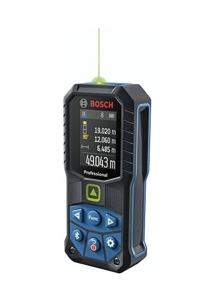 Professional Glm 50-27 Cg Lazerli Uzaklık Ölçer (50M Ölçme Alanı, 4 Sn. Ölçme Süresi, 3,7V 1.0AH Akü, Usb-C Kablo, Ip 65 Toza Karşı Koruma Sistemi, Yeşil Lazer, Taşıma Kayışı, Koruma Çantası) fiyatları