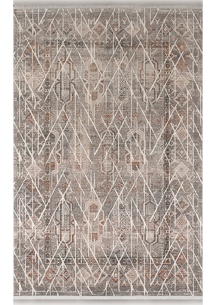 Marlow QJ01A Yumuşak Dokulu Etnik ve Vintage Desenli Şık Halı