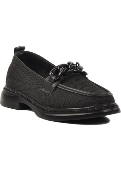 261191 Z Siyah Kadın Triko Günlük Ayakkabı