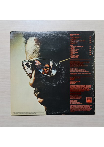 - Music Of My Mind - 1972 - Dönem Baskı Plak - Longplay - Lp