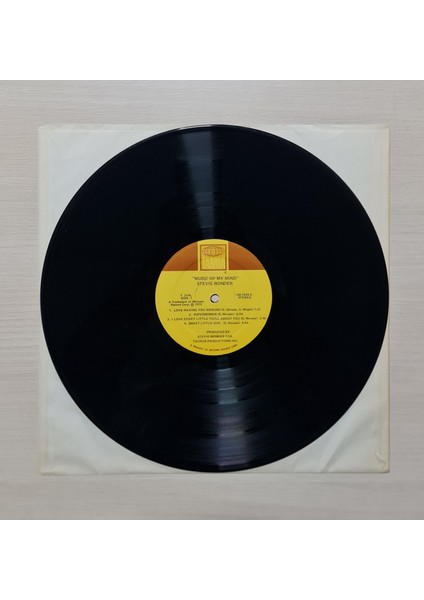 - Music Of My Mind - 1972 - Dönem Baskı Plak - Longplay - Lp