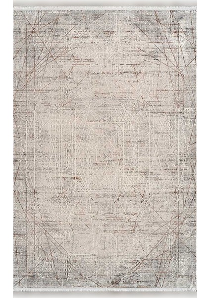 Marlow QJ05A Yumuşak Dokulu Etnik ve Vintage Desenli Şık Halı