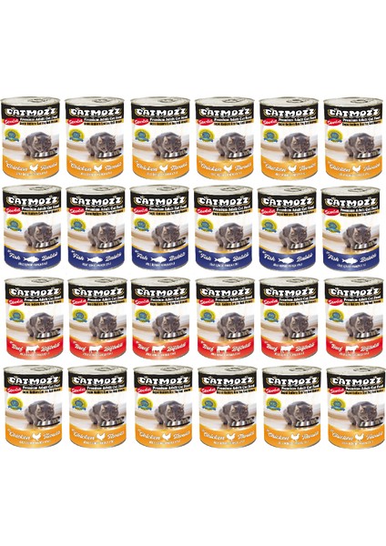 Starlet Premium Karışık Kedi Konservesi 12 x 415 G