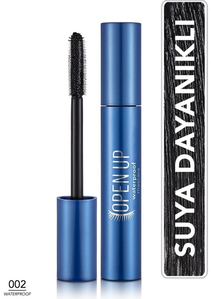 Tek Tek Ayıran Suya Dayanıklı Maskara (Siyah) - Open Up Waterproof Mas. - 002 - 8682536058360